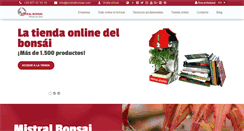 Desktop Screenshot of mistralbonsai.com
